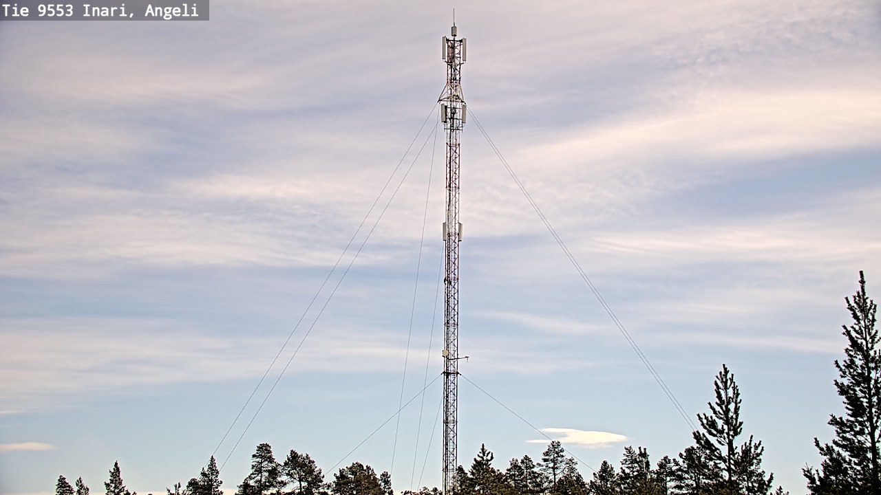 Weather Camera Image Road 9553 Inari, Angeli, Lintupuolivaara, Inari, Lappi