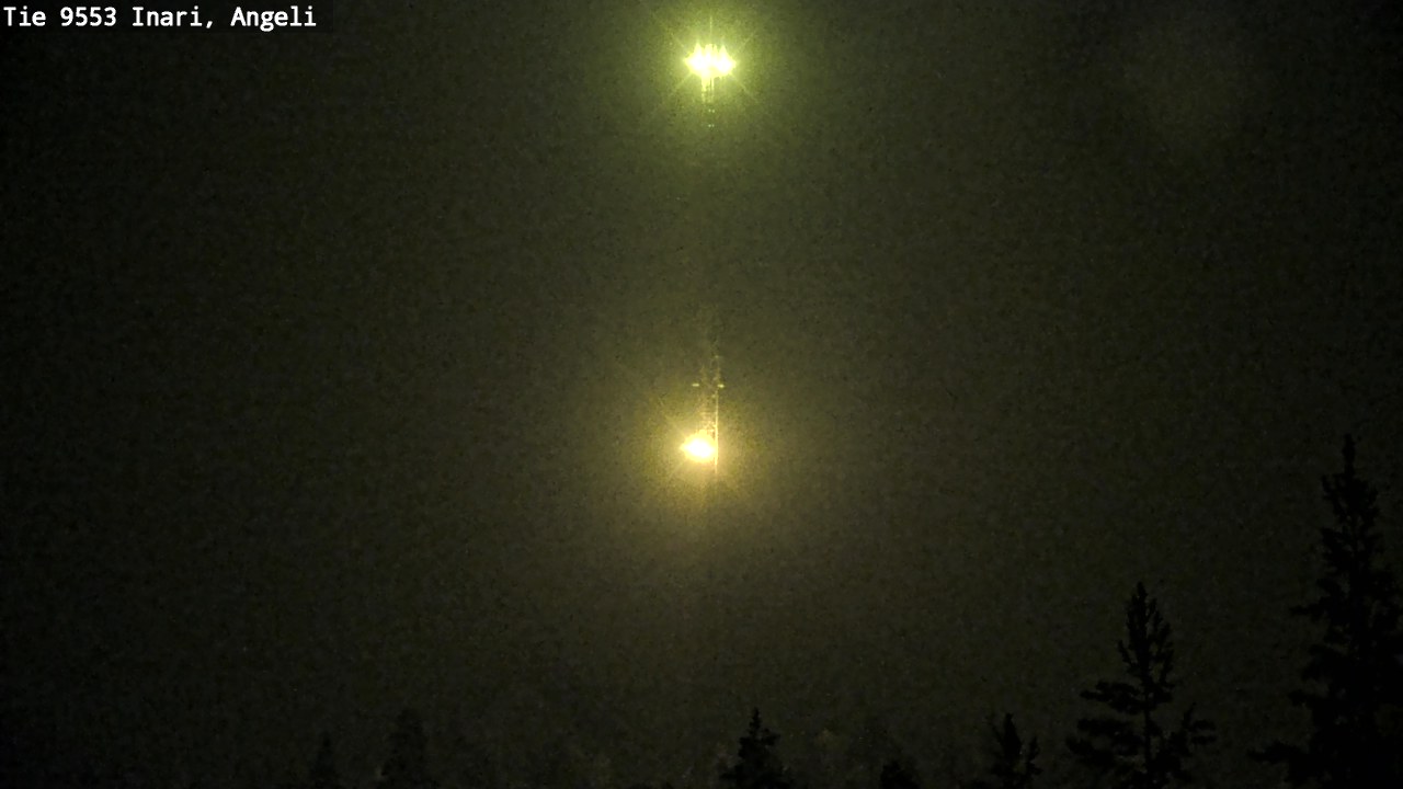 Weather Camera Image Väg 9553 Inari, Angeli, Lintupuolivaara, Inari, Lappi