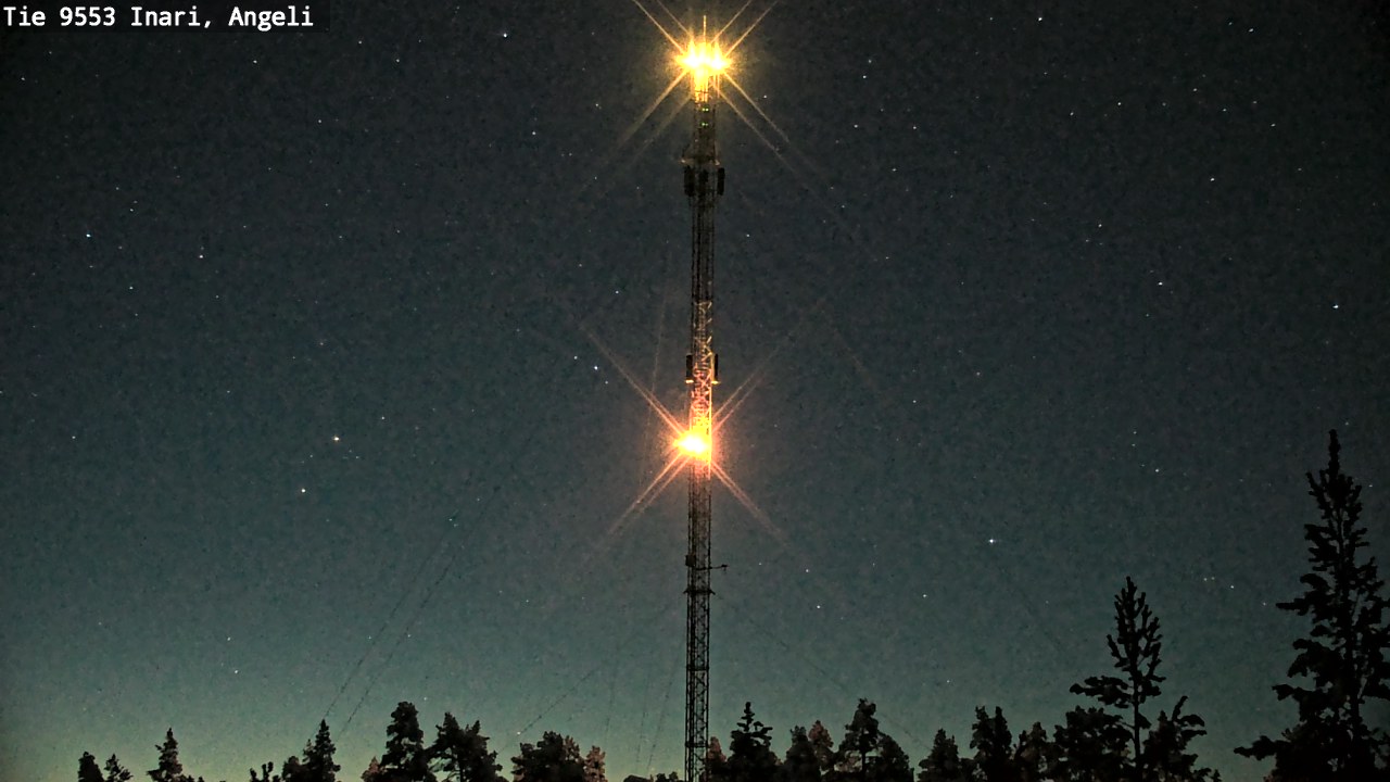 Weather Camera Image Road 9553 Inari, Angeli, Lintupuolivaara, Inari, Lappi