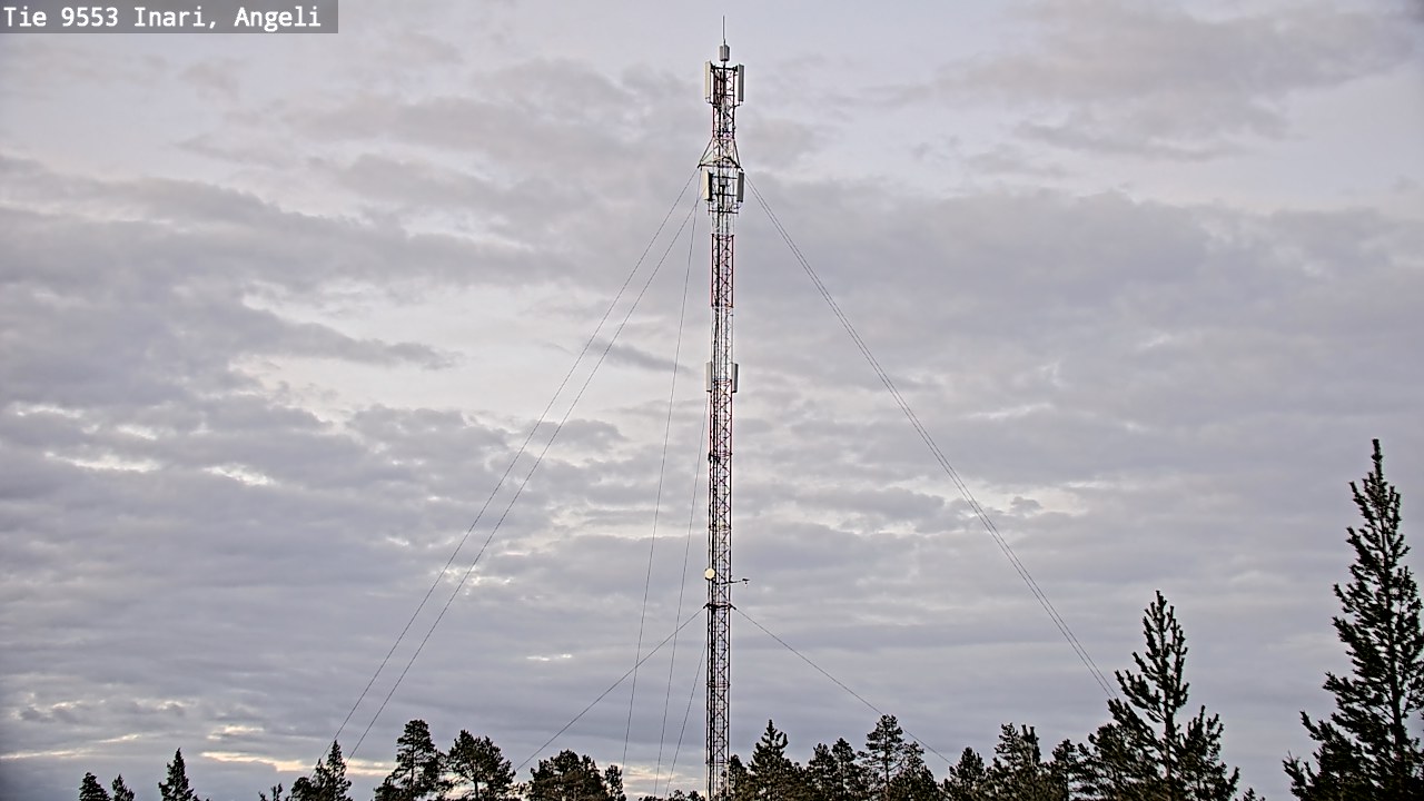 Weather Camera Image Road 9553 Inari, Angeli, Lintupuolivaara, Inari, Lappi