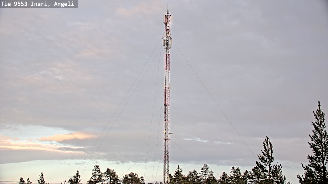 Weather Camera Image Road 9553 Inari, Angeli, Lintupuolivaara, Inari, Lappi