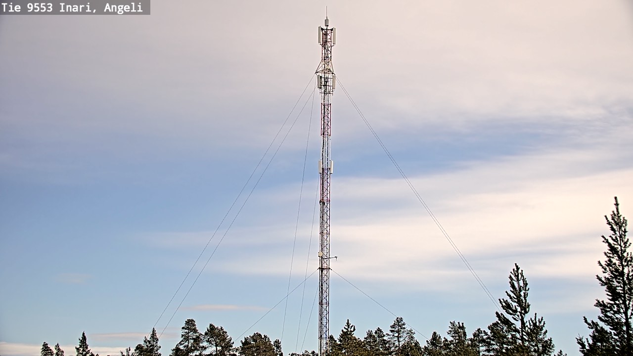 Weather Camera Image Road 9553 Inari, Angeli, Lintupuolivaara, Inari, Lappi
