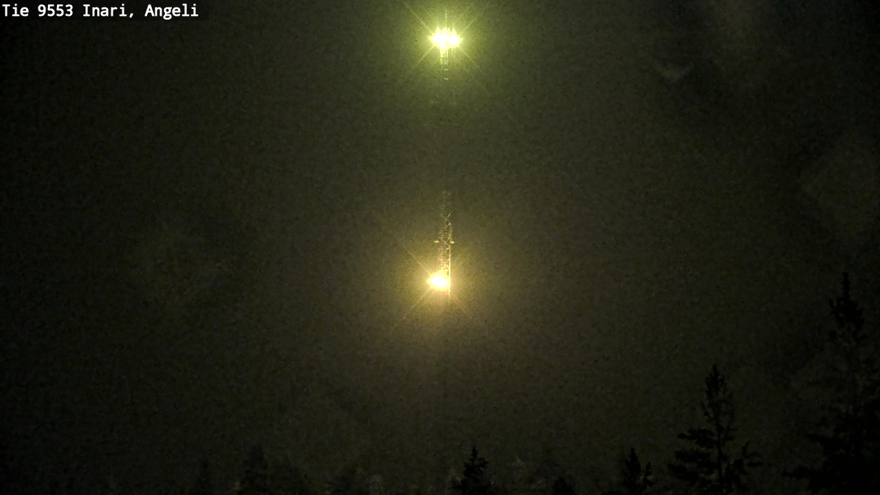 Weather Camera Image Väg 9553 Inari, Angeli, Lintupuolivaara, Inari, Lappi