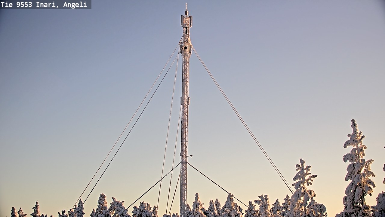 Weather Camera Image Road 9553 Inari, Angeli, Lintupuolivaara, Inari, Lappi