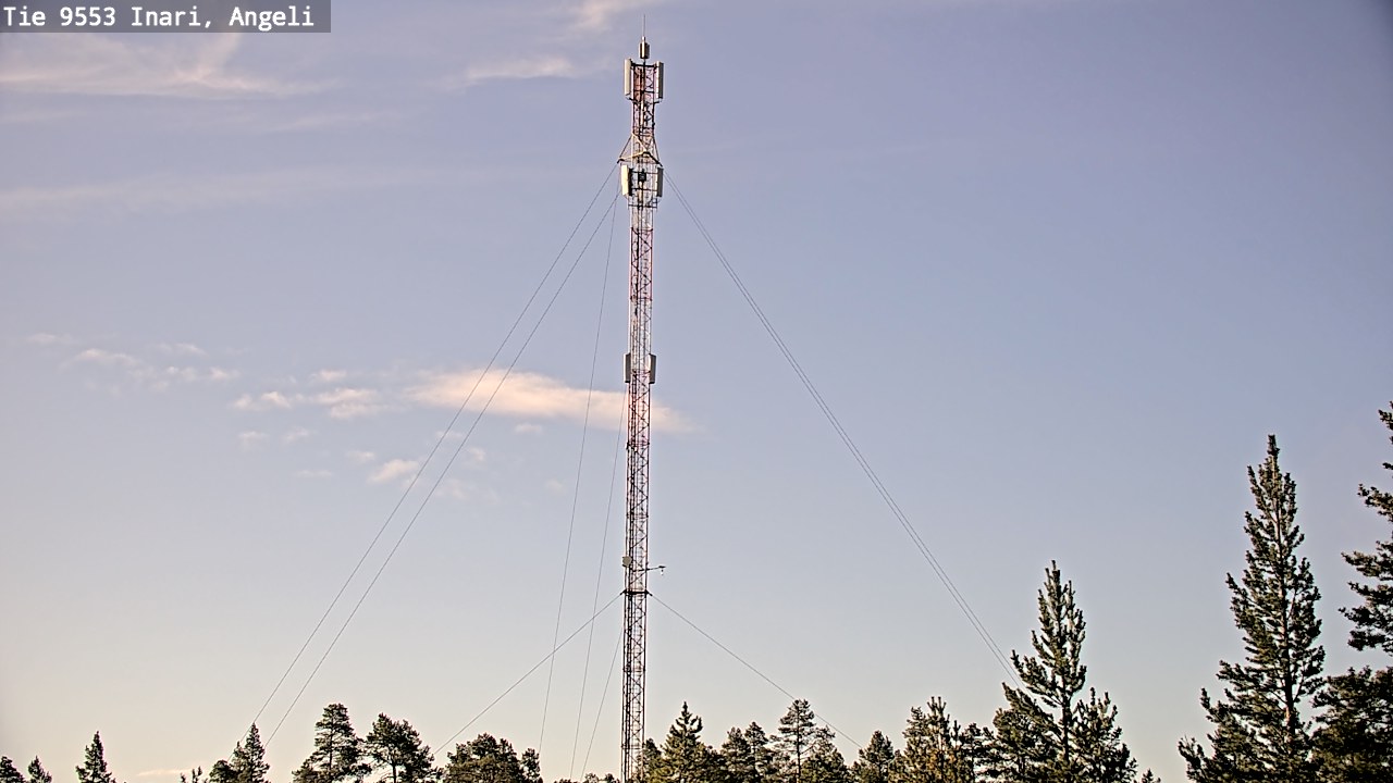 Weather Camera Image Road 9553 Inari, Angeli, Lintupuolivaara, Inari, Lappi