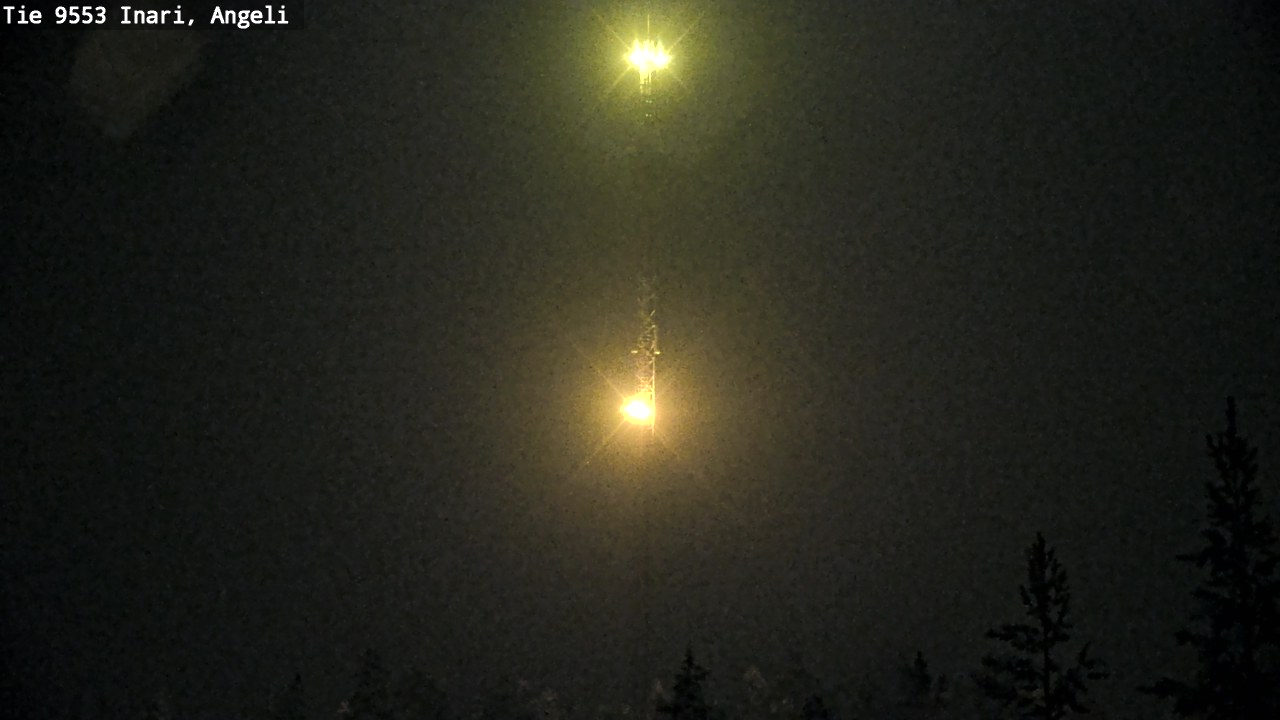 Weather Camera Image Väg 9553 Inari, Angeli, Lintupuolivaara, Inari, Lappi