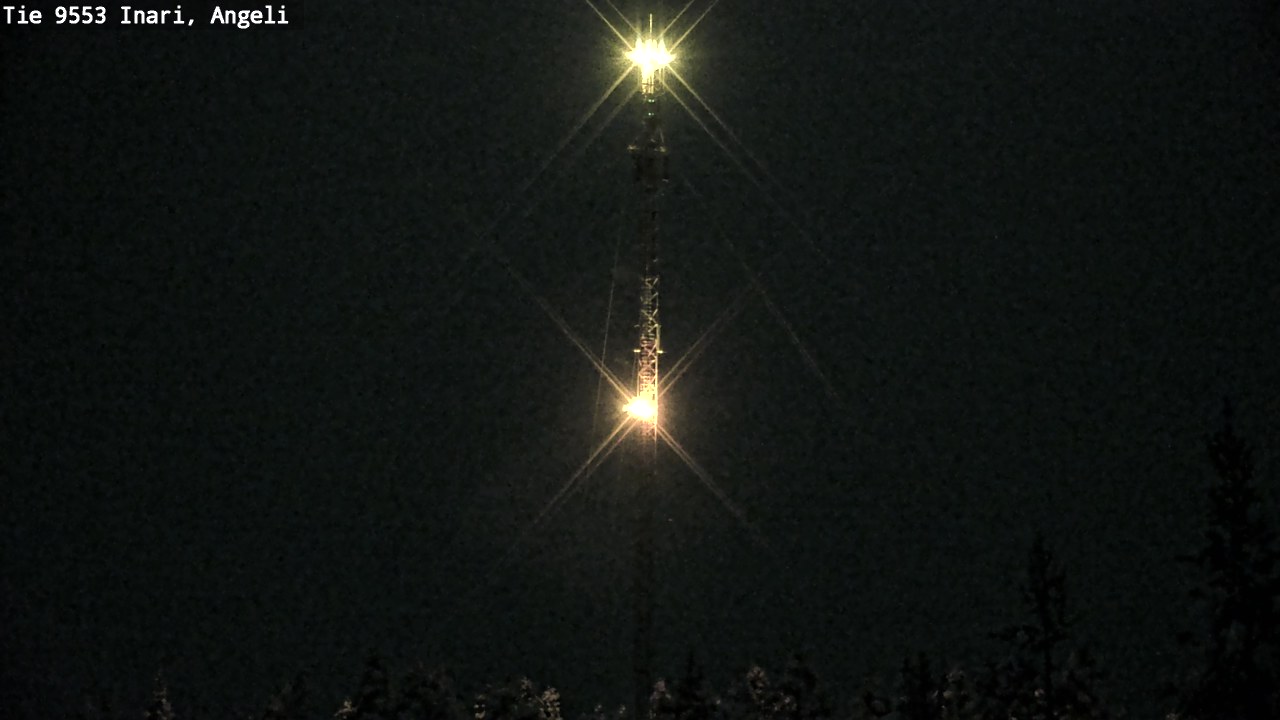 Weather Camera Image Väg 9553 Inari, Angeli, Lintupuolivaara, Inari, Lappi