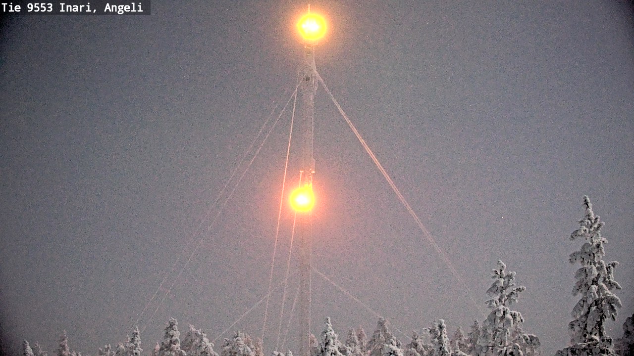 Kelikamerat Kuva Tie 9553 Inari, Angeli, Lintupuolivaara, Inari, Lappi