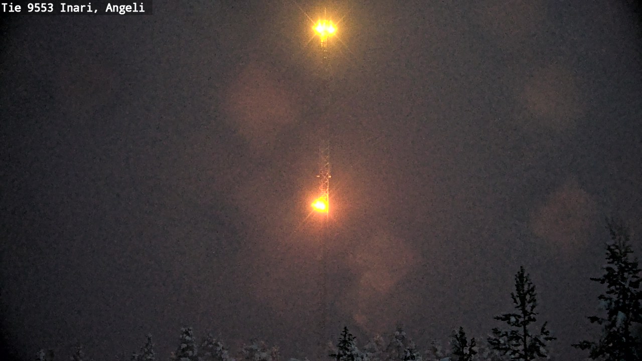 Weather Camera Image Väg 9553 Inari, Angeli, Lintupuolivaara, Inari, Lappi