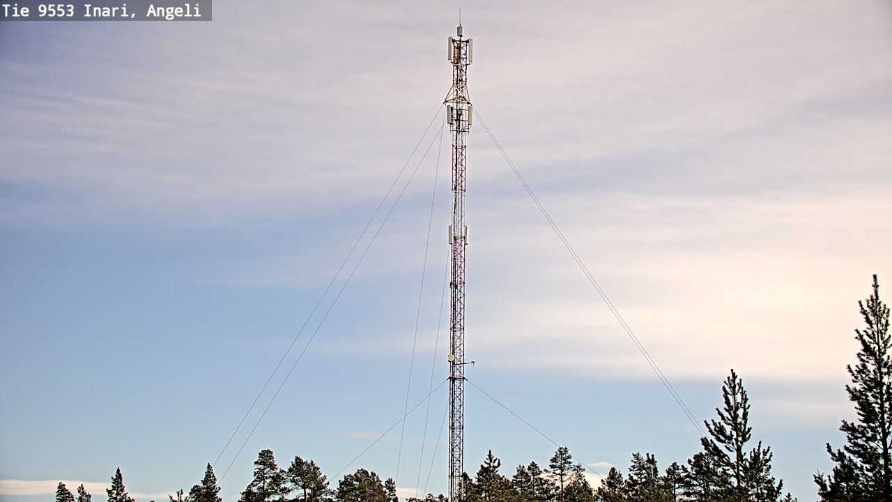 Weather Camera Image Road 9553 Inari, Angeli, Lintupuolivaara, Inari, Lappi
