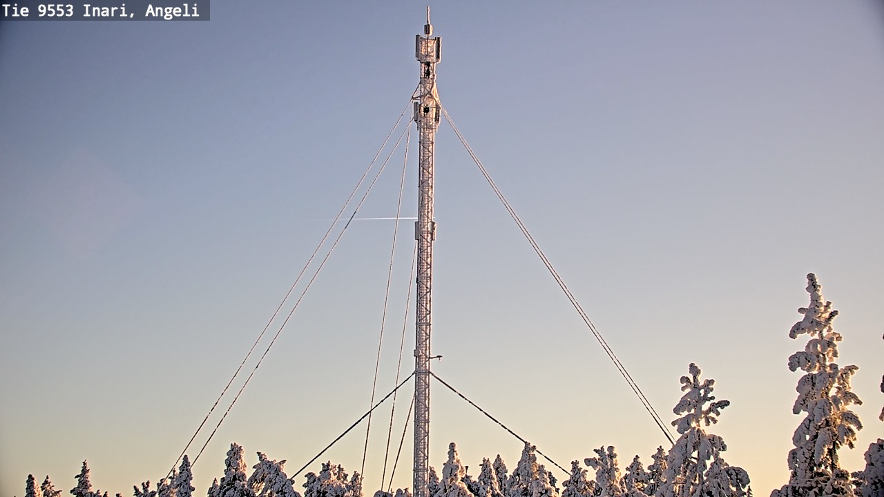 Weather Camera Image Road 9553 Inari, Angeli, Lintupuolivaara, Inari, Lappi
