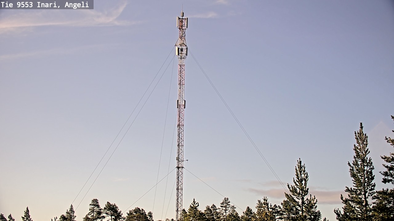 Weather Camera Image Road 9553 Inari, Angeli, Lintupuolivaara, Inari, Lappi