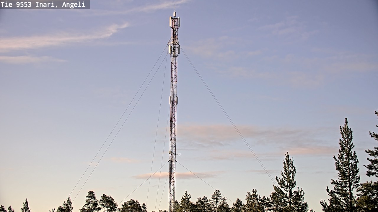 Weather Camera Image Road 9553 Inari, Angeli, Lintupuolivaara, Inari, Lappi