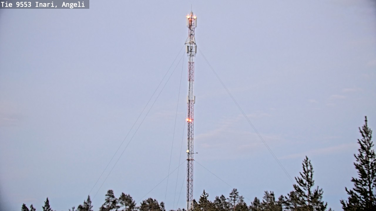 Weather Camera Image Road 9553 Inari, Angeli, Lintupuolivaara, Inari, Lappi