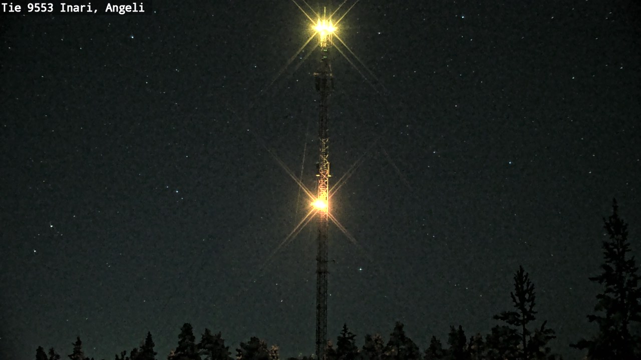 Weather Camera Image Road 9553 Inari, Angeli, Lintupuolivaara, Inari, Lappi