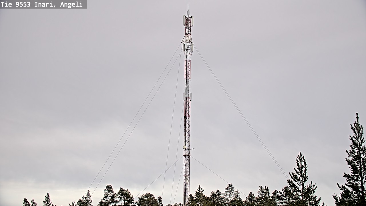 Weather Camera Image Road 9553 Inari, Angeli, Lintupuolivaara, Inari, Lappi