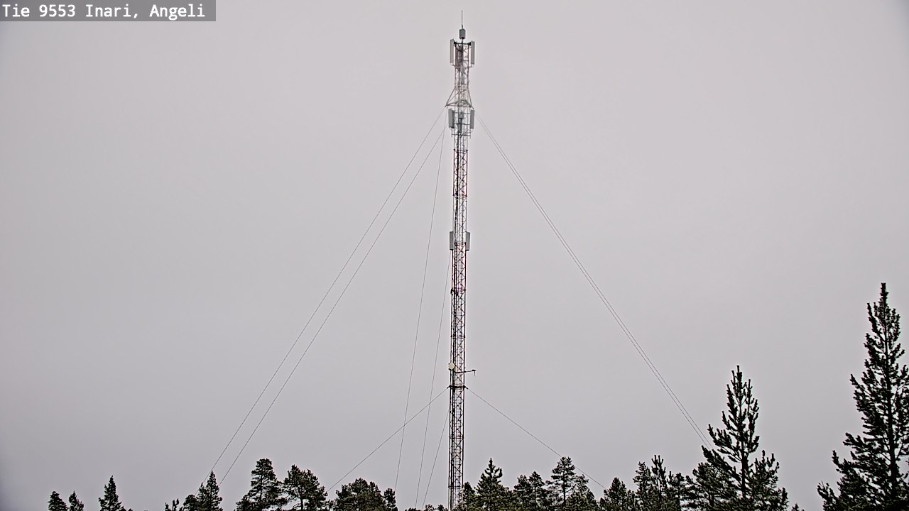 Weather Camera Image Road 9553 Inari, Angeli, Lintupuolivaara, Inari, Lappi