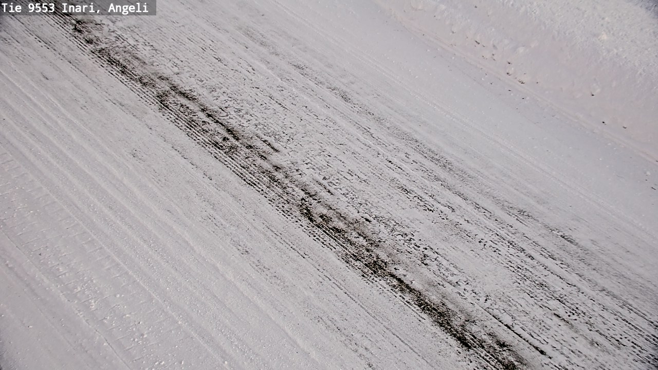 Weather Camera Image Road 9553 Inari, Angeli, Lintupuolivaara, Inari, Lappi