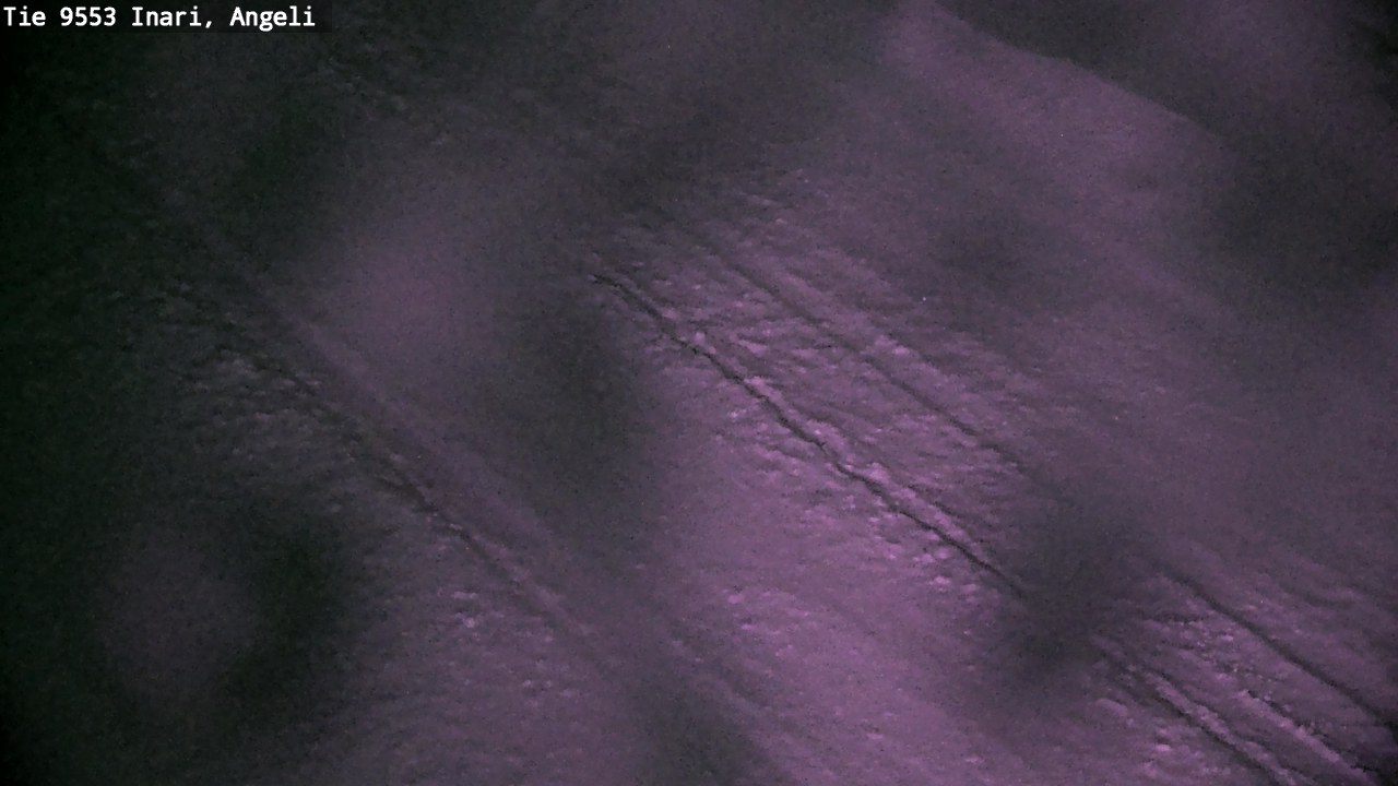 Weather Camera Image Väg 9553 Inari, Angeli, Lintupuolivaara, Inari, Lappi