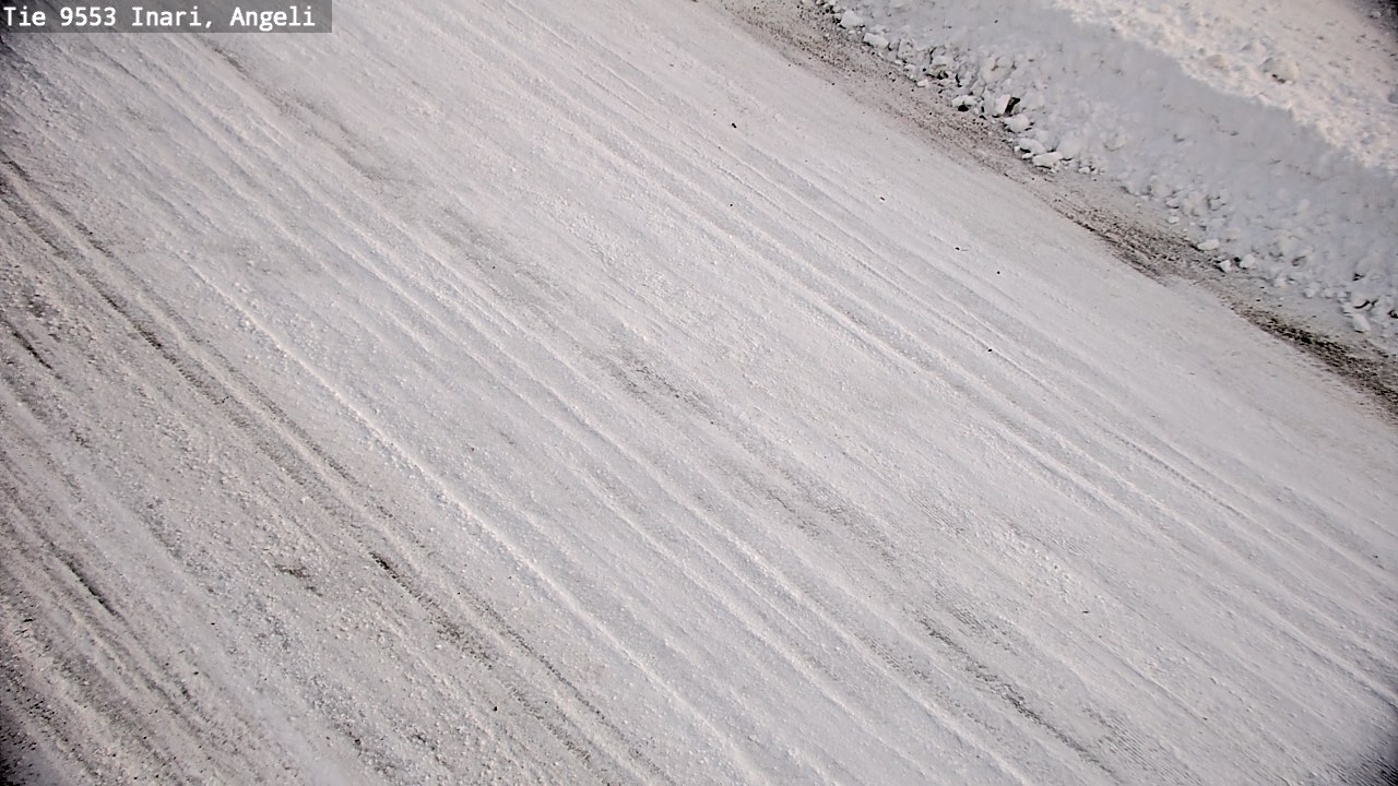 Weather Camera Image Väg 9553 Inari, Angeli, Lintupuolivaara, Inari, Lappi