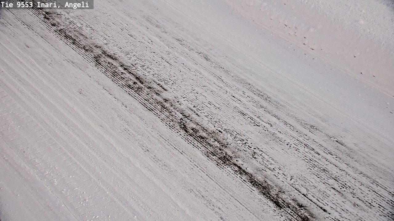 Weather Camera Image Road 9553 Inari, Angeli, Lintupuolivaara, Inari, Lappi