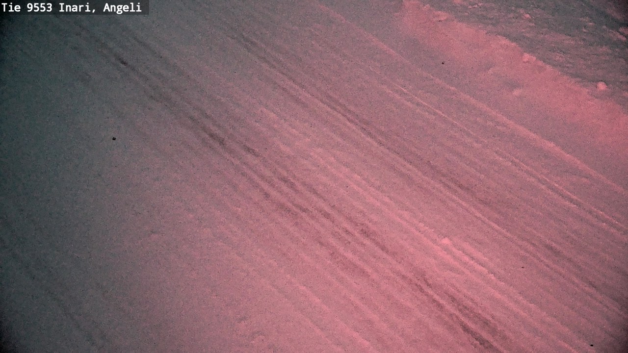 Weather Camera Image Väg 9553 Inari, Angeli, Lintupuolivaara, Inari, Lappi