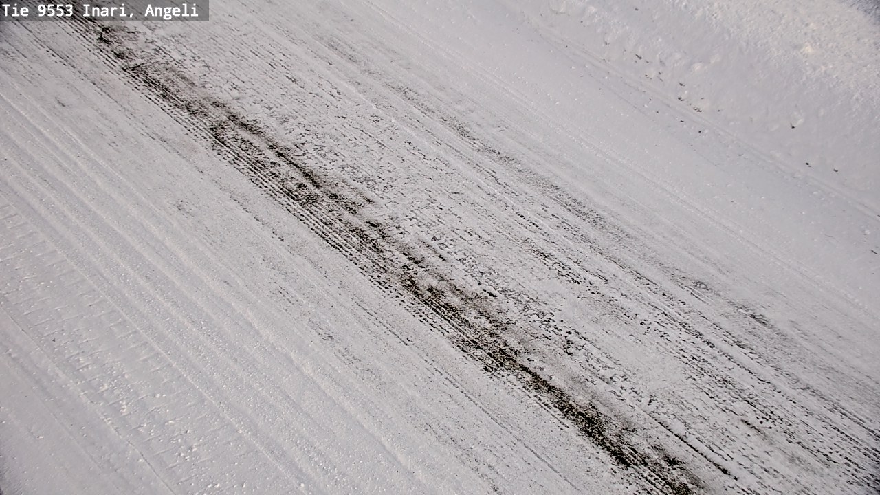 Weather Camera Image Road 9553 Inari, Angeli, Lintupuolivaara, Inari, Lappi