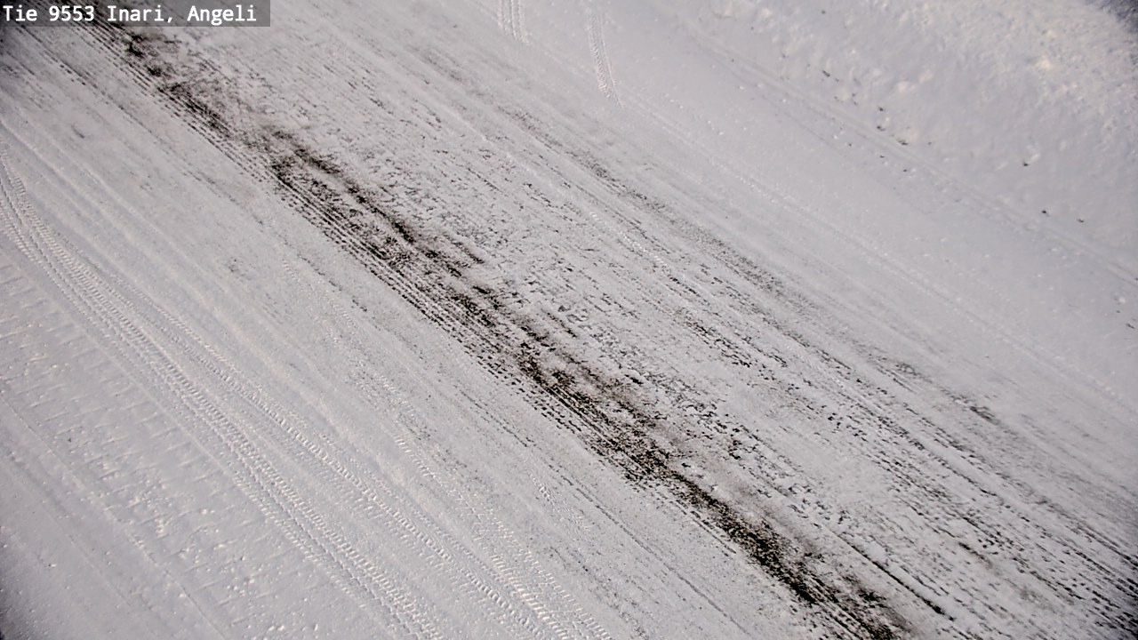 Weather Camera Image Road 9553 Inari, Angeli, Lintupuolivaara, Inari, Lappi