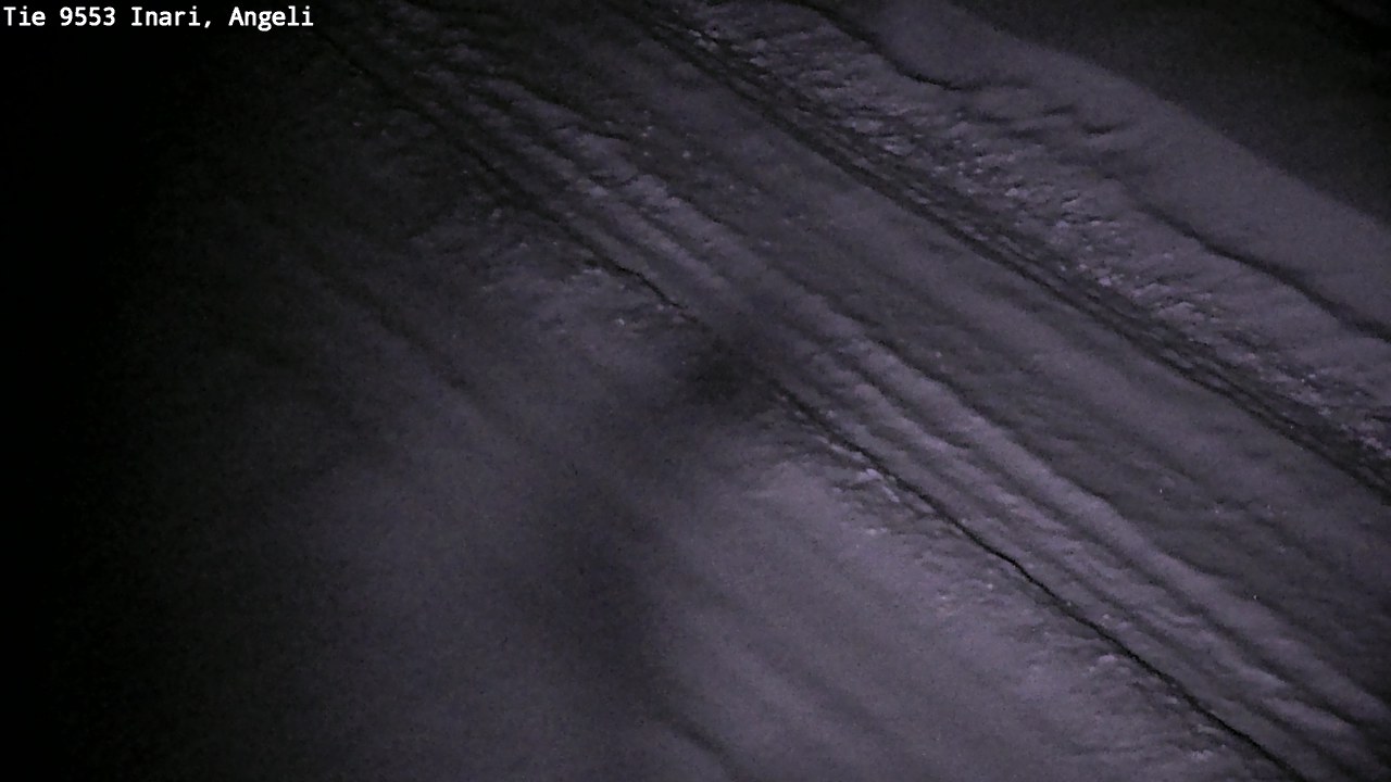 Weather Camera Image Väg 9553 Inari, Angeli, Lintupuolivaara, Inari, Lappi