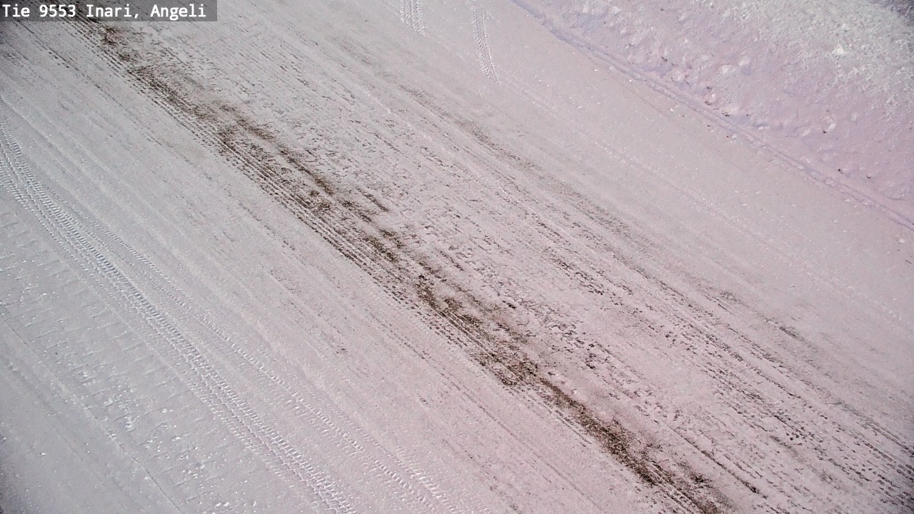 Weather Camera Image Väg 9553 Inari, Angeli, Lintupuolivaara, Inari, Lappi