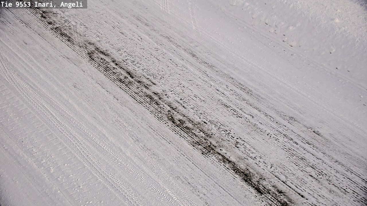 Weather Camera Image Road 9553 Inari, Angeli, Lintupuolivaara, Inari, Lappi