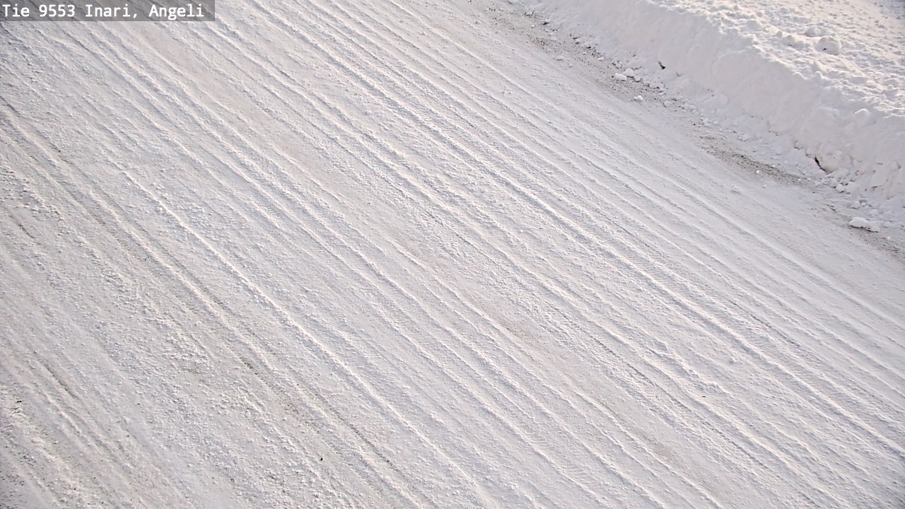 Weather Camera Image Väg 9553 Inari, Angeli, Lintupuolivaara, Inari, Lappi