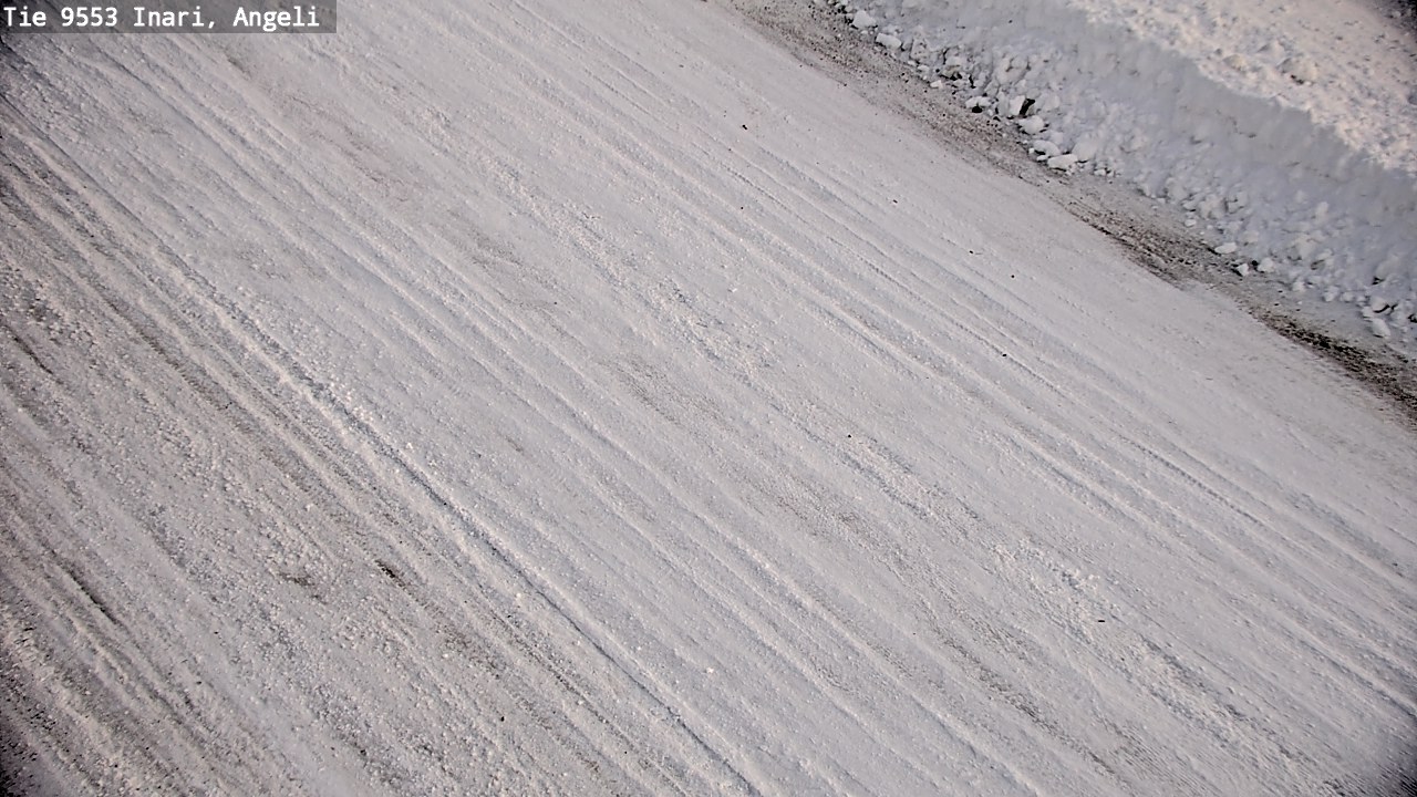 Weather Camera Image Väg 9553 Inari, Angeli, Lintupuolivaara, Inari, Lappi