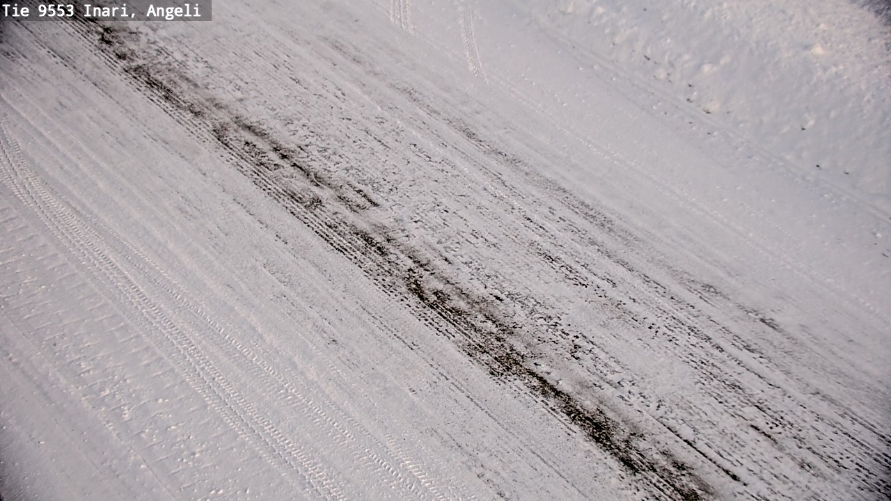 Weather Camera Image Väg 9553 Inari, Angeli, Lintupuolivaara, Inari, Lappi