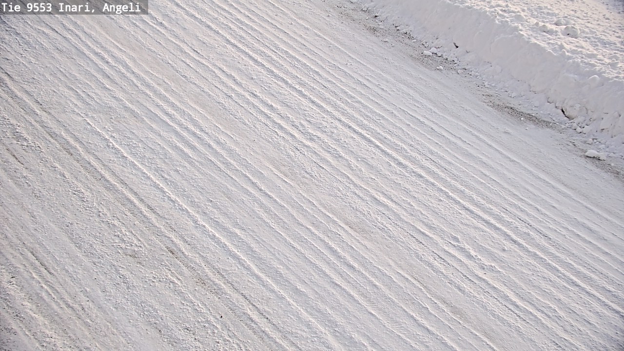 Weather Camera Image Väg 9553 Inari, Angeli, Lintupuolivaara, Inari, Lappi