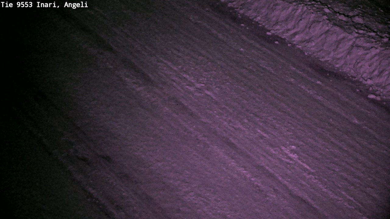 Weather Camera Image Väg 9553 Inari, Angeli, Lintupuolivaara, Inari, Lappi