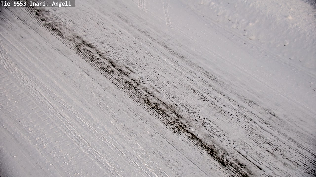 Weather Camera Image Väg 9553 Inari, Angeli, Lintupuolivaara, Inari, Lappi