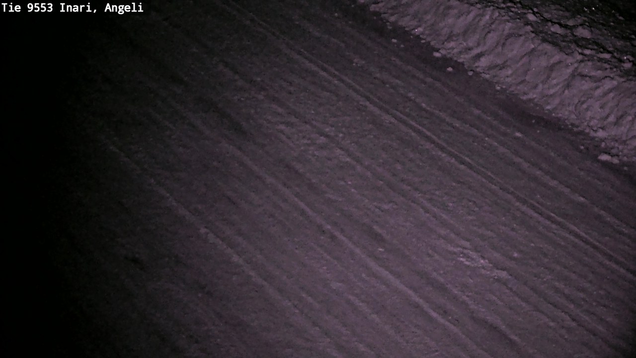 Weather Camera Image Väg 9553 Inari, Angeli, Lintupuolivaara, Inari, Lappi