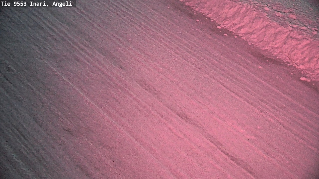 Weather Camera Image Väg 9553 Inari, Angeli, Lintupuolivaara, Inari, Lappi