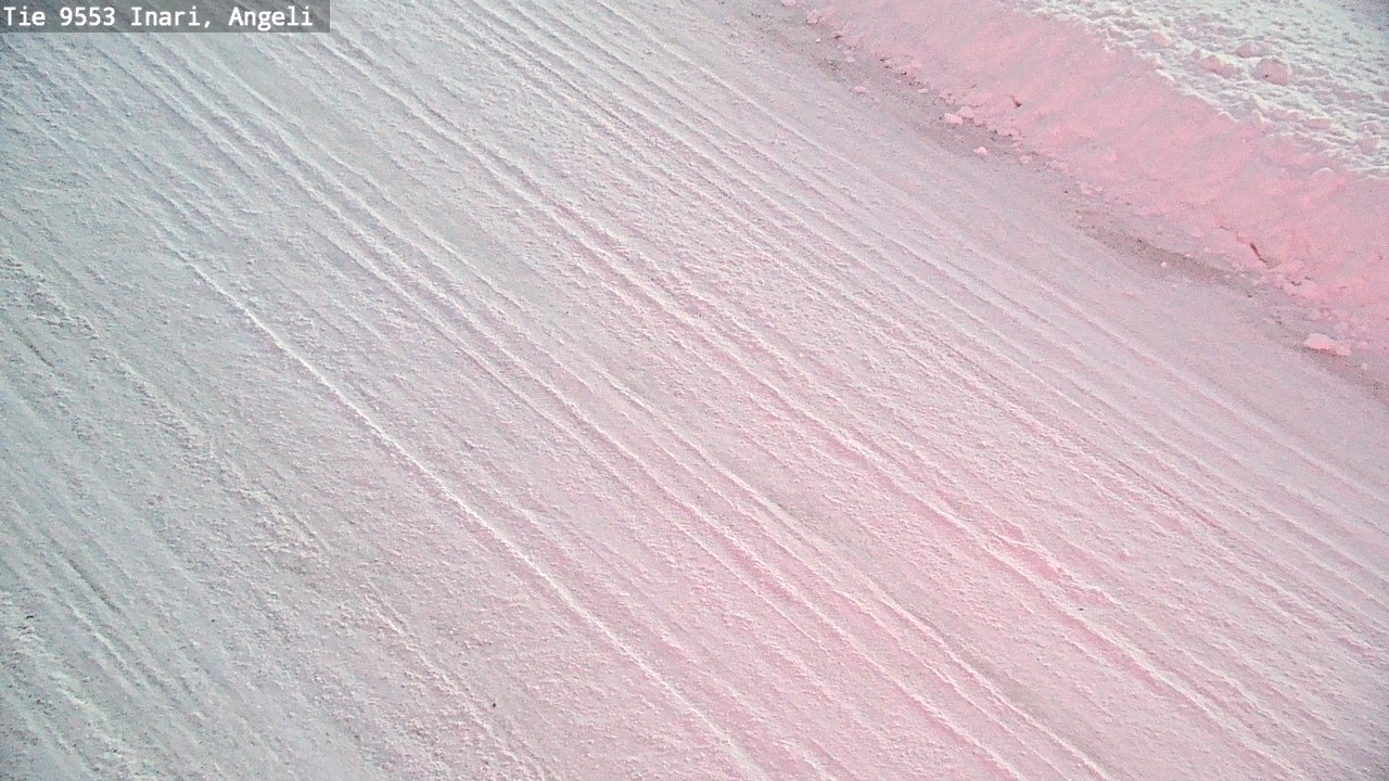 Weather Camera Image Väg 9553 Inari, Angeli, Lintupuolivaara, Inari, Lappi