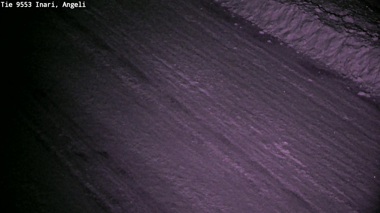 Weather Camera Image Väg 9553 Inari, Angeli, Lintupuolivaara, Inari, Lappi