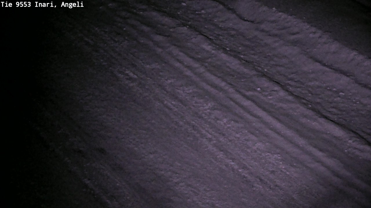 Weather Camera Image Väg 9553 Inari, Angeli, Lintupuolivaara, Inari, Lappi