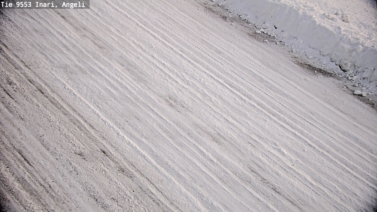 Weather Camera Image Väg 9553 Inari, Angeli, Lintupuolivaara, Inari, Lappi