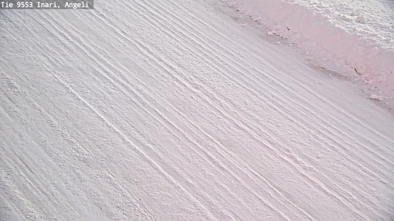 Weather Camera Image Väg 9553 Inari, Angeli, Lintupuolivaara, Inari, Lappi