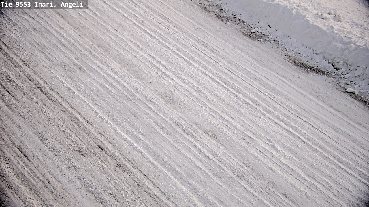 Weather Camera Image Väg 9553 Inari, Angeli, Lintupuolivaara, Inari, Lappi