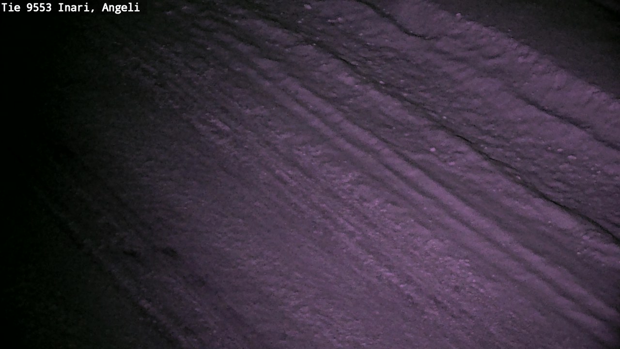 Weather Camera Image Väg 9553 Inari, Angeli, Lintupuolivaara, Inari, Lappi