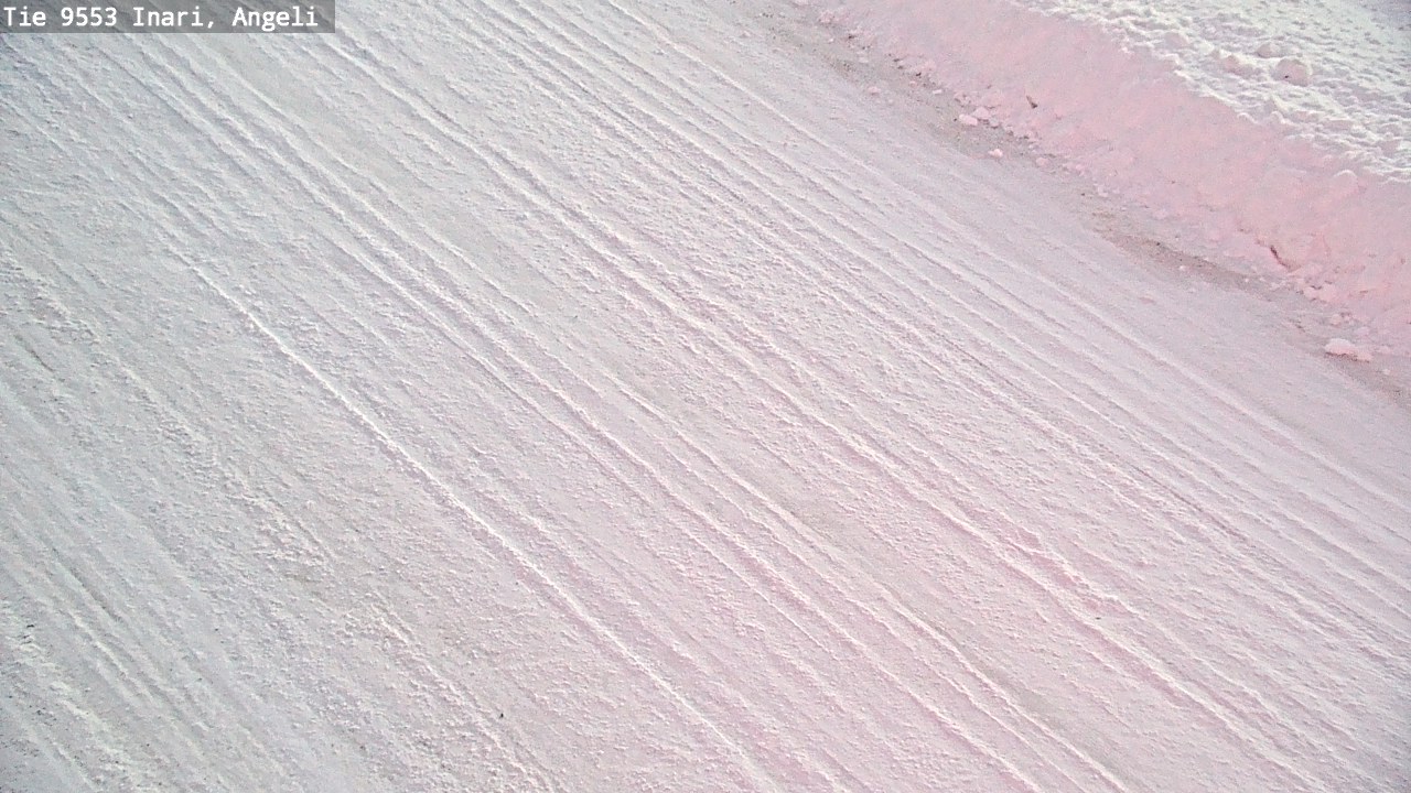 Weather Camera Image Väg 9553 Inari, Angeli, Lintupuolivaara, Inari, Lappi