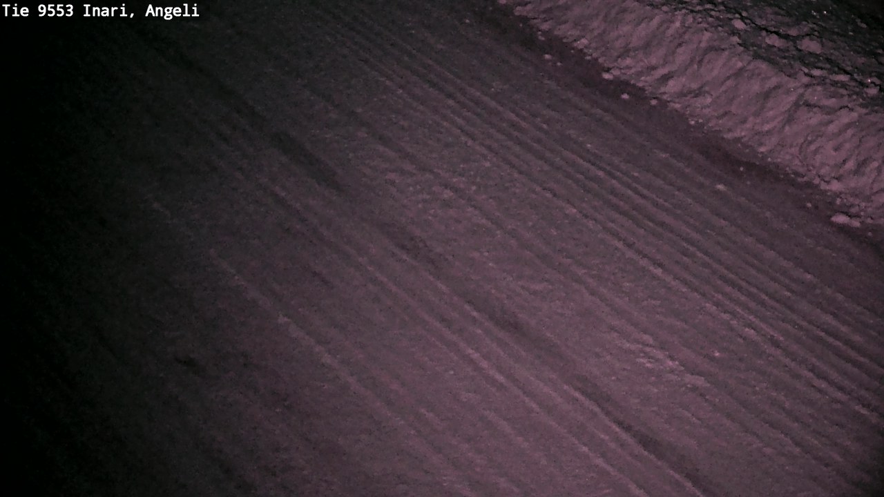 Weather Camera Image Väg 9553 Inari, Angeli, Lintupuolivaara, Inari, Lappi