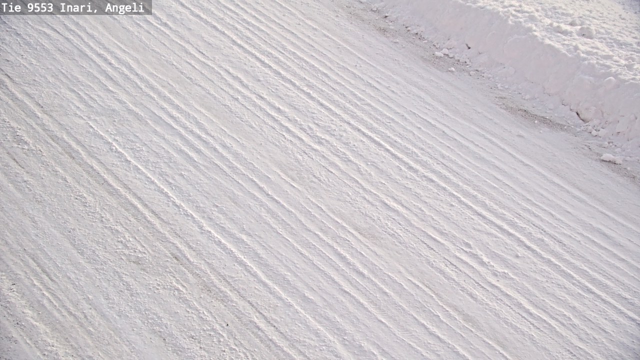 Weather Camera Image Väg 9553 Inari, Angeli, Lintupuolivaara, Inari, Lappi