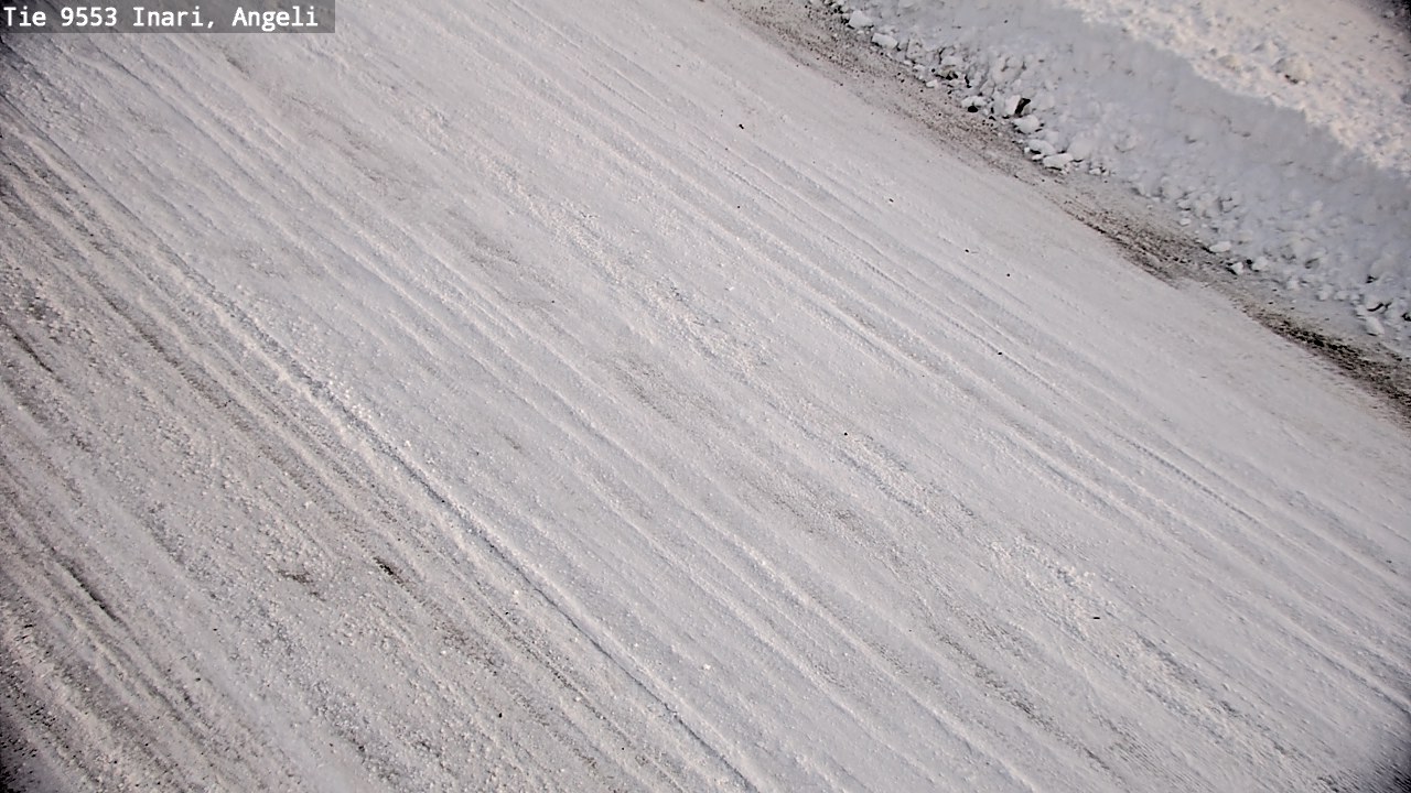 Weather Camera Image Väg 9553 Inari, Angeli, Lintupuolivaara, Inari, Lappi